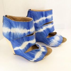 Messeca New York Blue Coraline Tie Dye Platform